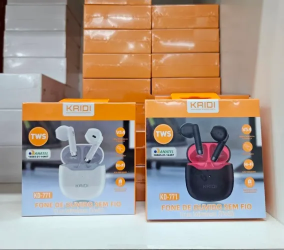 Fone de ouvido Bluetooth Kaidi.