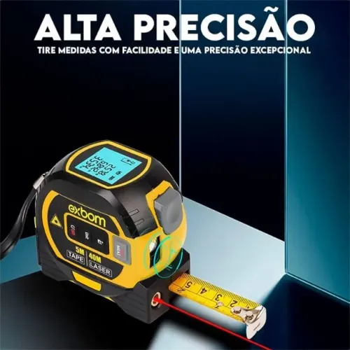 Trena e Nível Laser Profissional Digital Multifuncional