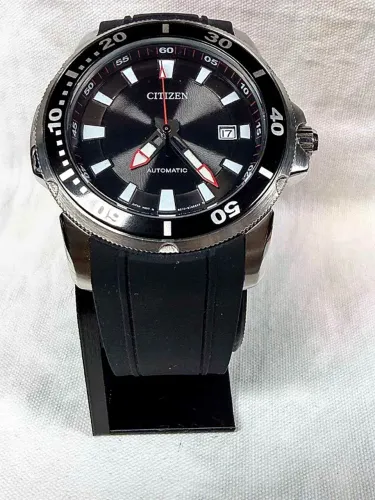 Relógio Citizen Automático Calibre 8210 21 Rubis Aço Original