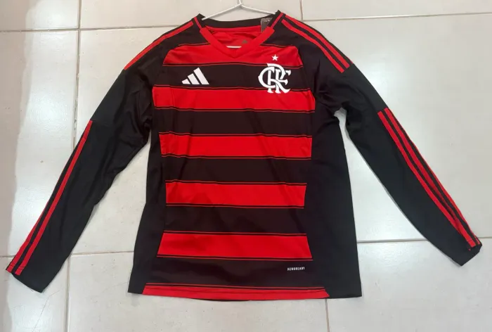 MANGA LONGA FLAMENGO 2025 MASCULINA