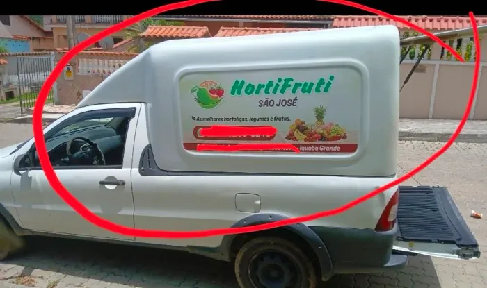 Capota de Fibra p/ Fiat Strada