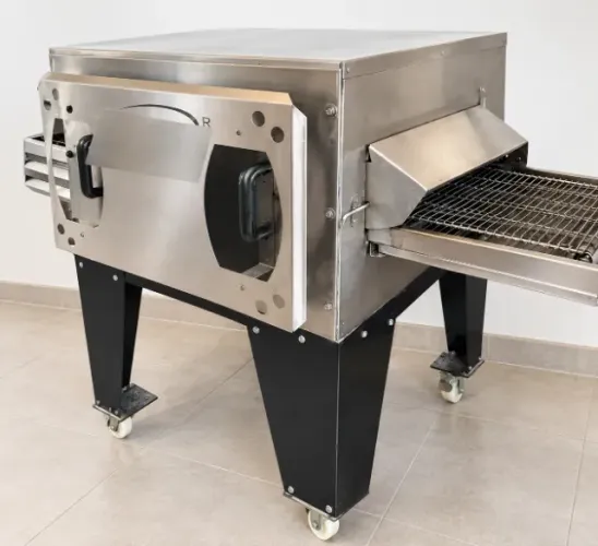 Kit Pizzaria Forno Esteira Tupasy + Balcão Refrigerado Inox