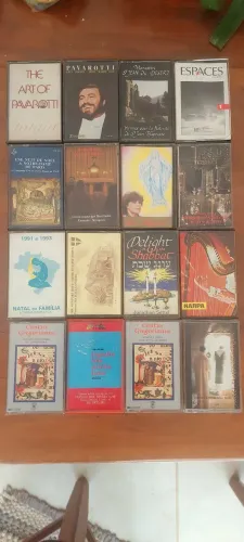 Lote de fitas cassetes k7