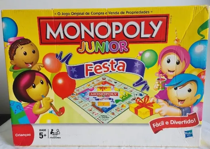 Jogo de tabuleiro Monopoly Junior Festa