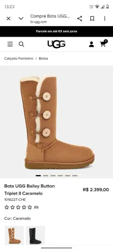 Bota UGG NOVA ORIGINAL