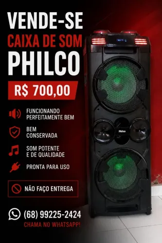 Caixa de som Philco