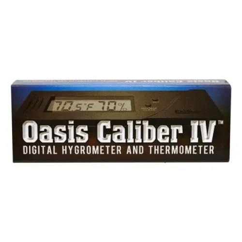 Oasis Caliber IV - Higrômetro e termômetro digital de alta precisão