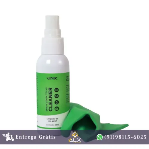 Spray Limpa Telas 60ml + Flanela Vk Cleaner Vinik - Vkkit60 *ENTREGA GRÁTIS*
