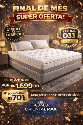SUPER OFERTA COLCHÃO CASAL PADRÃO 1.38X1.88