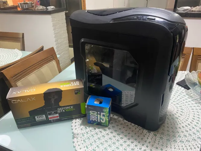 PC Gamer Completo i5-7400 + GTX 1050 Ti + 16GB RAM + SSD + HD 1TB (Leds RGB)