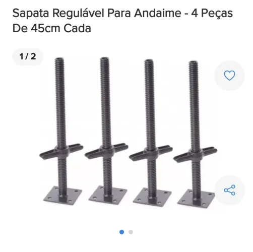 Sapata niveladora para Andaimes R$440,00