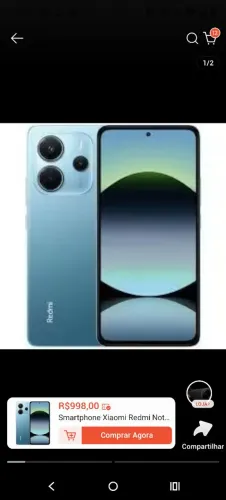 Smartphone xiaomi redmi note 14 128gn 6 de ram 4g