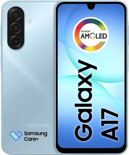 Galaxy A17 128GB, Câm. 50MP, Tela 6,7' AMOLED, NFC, Proteção a Água, 5.000mAh, Novo NF+Gar