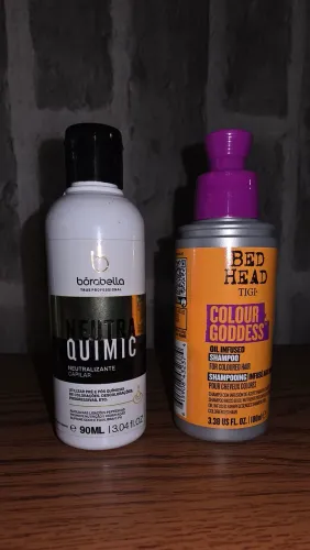 Mini shampoo bed head color goddess e borabella neutra quimic