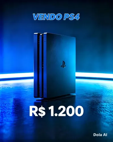 Vendo ps4 em perfeito estado! 1TB todos os cabos perfeitos! mal usado