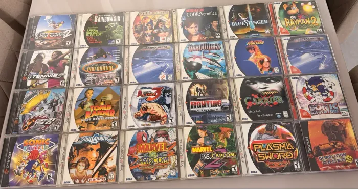 Lote de jogos originais Sega Dreamcast