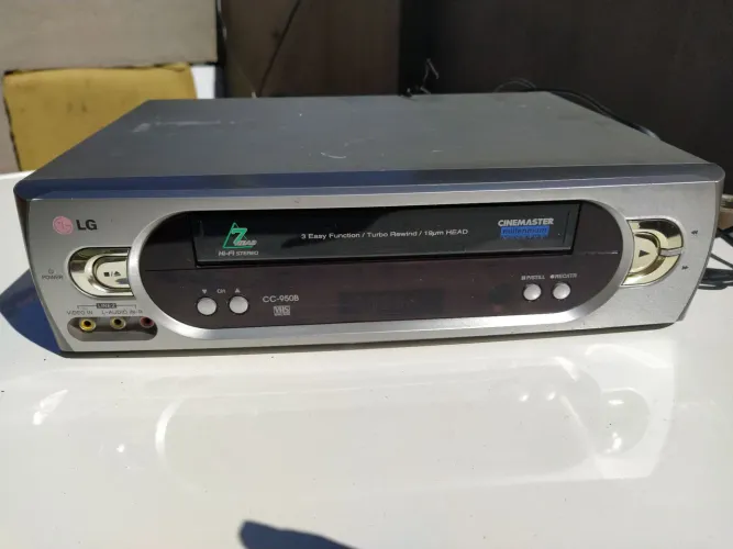 Video cassete VHS reprodutor fita de video LG 7 cabeças 19n stereo