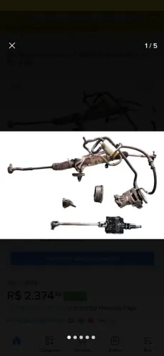 Kit direção hidraulica palio fire 