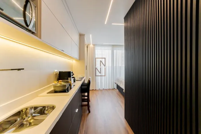 Studio novo mobiliado no bairro Batel no Edifício All Batel