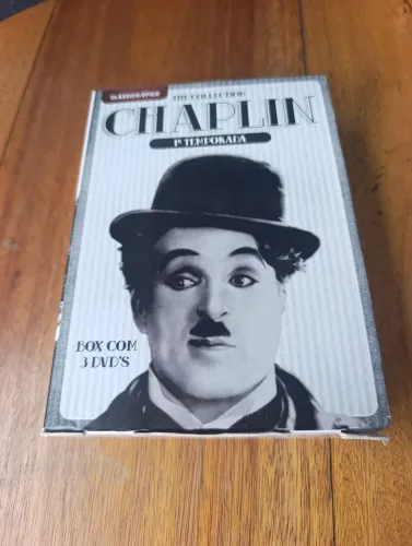 DVD BOX CHARLES CHAPLIN THE COLLECTION 1ª TEMPORADA LACRADOS RARIDADES 