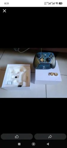 Controle gamesir G7 pro wuchang sem fio com base carregamento