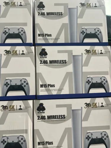 Console GameStick M15 PLUS 4K Com mais de 20.000 Jogos Clássicos 2 Controles S/ Fio