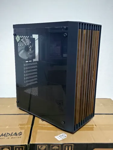Gabinete Gamer Gamdias Aura GC4 Elite Preto Vidro Temperado Com 3 Fans ARGB