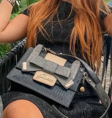 Bolsa guess croco