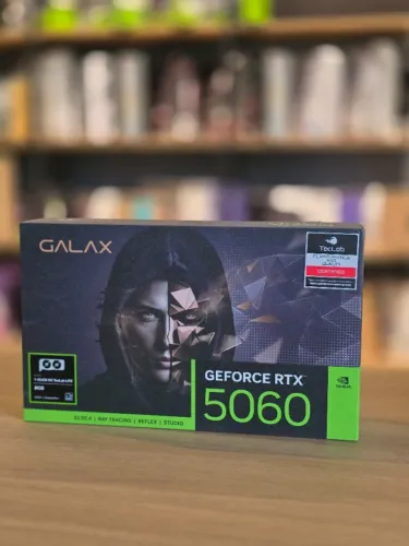 Placa de Vídeo Galax RTX 5060 8GB 1-Click OC Teclab Lite