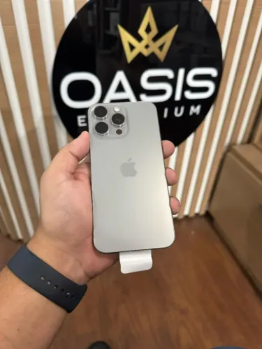 iPhone 15 Pro Max 256GB Natural Seminovo Oferta Atualizada