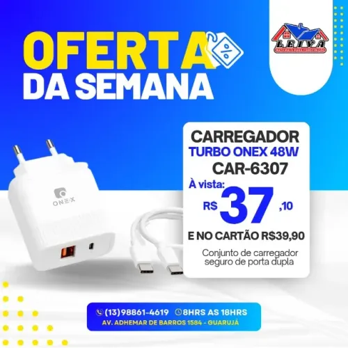 Carregador Turbo Onex 48W
