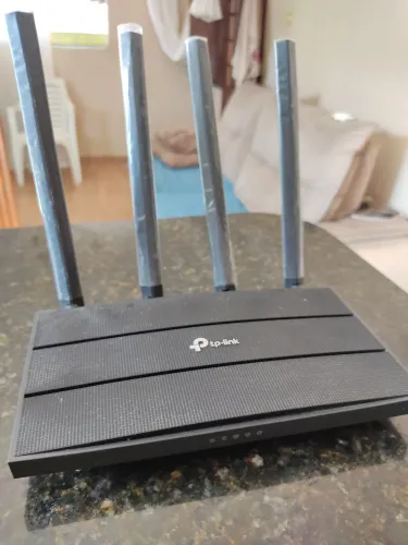 Roteador Archer C6 Wi-Fi Gigabit Dual Band AC1300 TP-Link Preto