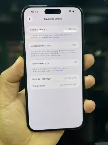 IPHONE 16 PLUS 128 GB PRETO BATERIA 97%
