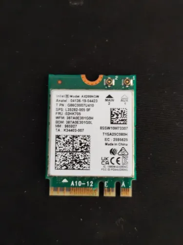 Placa wi-fi de alto desempenho Ax200gw