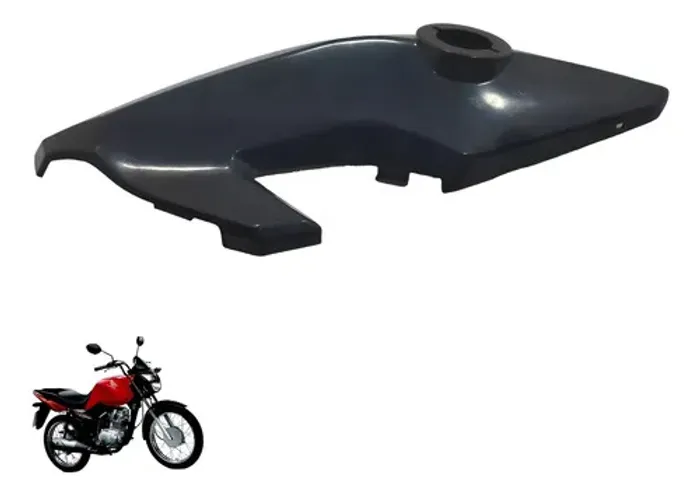 Carenagem Bananinha Do Farol L/e Fan 125i 2016 2017 2018 Preto
