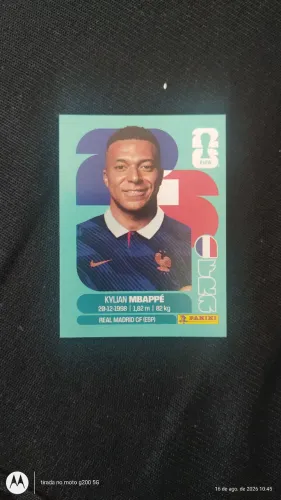 KYLIAN MBAPPÉ FIGURINHA ORIGINAL COPA 2026