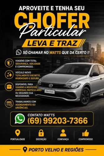 Chofer Particular leva e traz