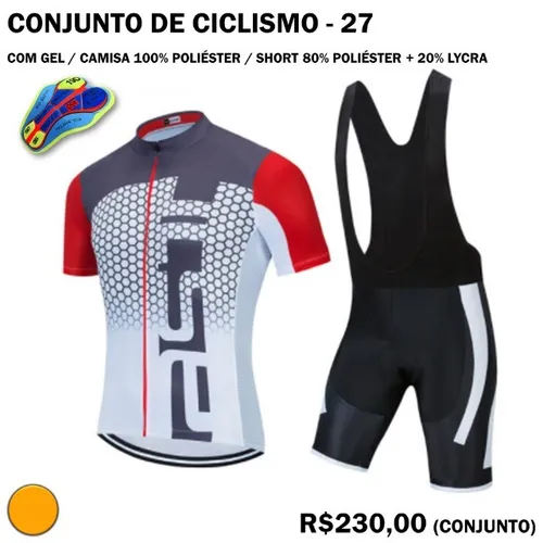Conjunto Camisa + Bretelle Ciclismo