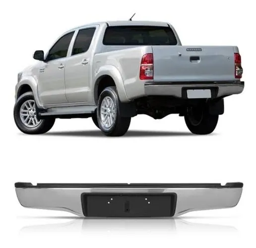 Parachoque traseiro Hilux  2007 / 2015 completo