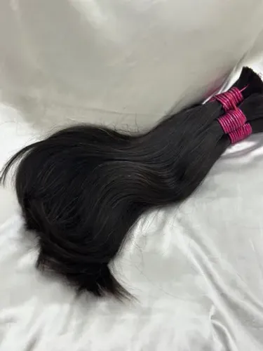 Promoção cabelo humano de 45 cm virgem castanho médio