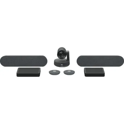 Kit Webcam Logitech Rally Plus USB 4K - Novo lacrado!