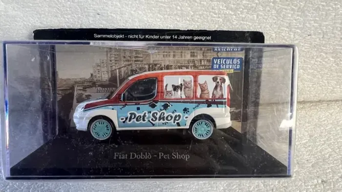 Coleção Veiculos De Serviço - Fiat Doblô - Pet Shop (lacrado)