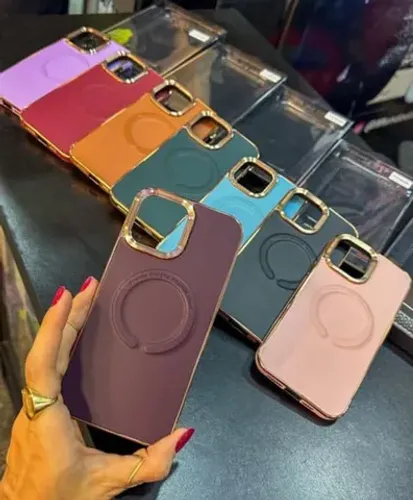Capa tipo couro Iphone 13 13pro