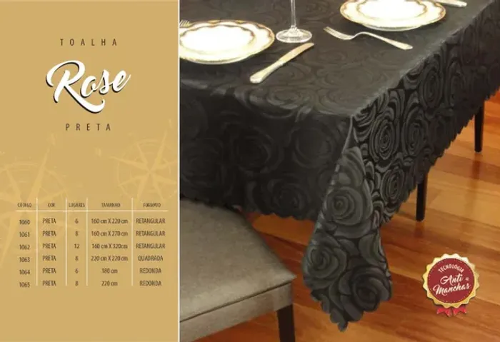 Toalha de mesa retangular de 10 a 12 lugares