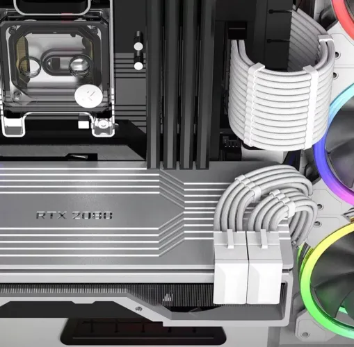 Placa de Vídeo Plug Conector 8 Pinos Energia 180 graus GPU VGA