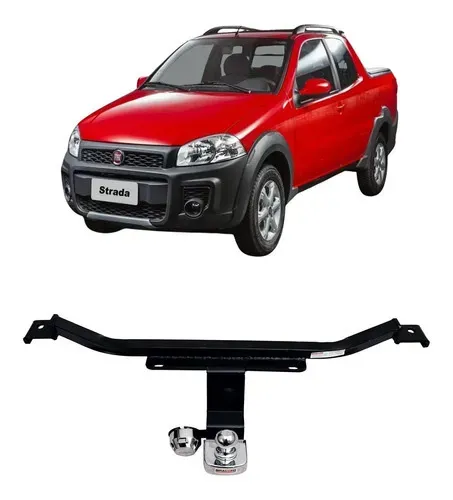 Engate Reboque Fiat Strada 2014 Até 2020 Cap.carga 