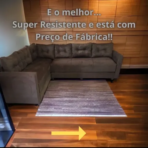 Sofá de Canto funcional GRANDE, se transforma em 4 CAMAS! Novos!