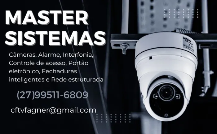 Venda, Instalação e manutenção de sistemas de segurança eletrônica 