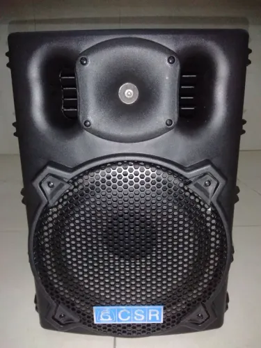 Caixa Injetada Csr 2500  Ativa e Passiva Falante 10 Titanio 150w Rms Cor Preto