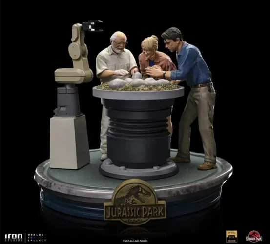 Diorama Jurassic park 1/10 iron studios 